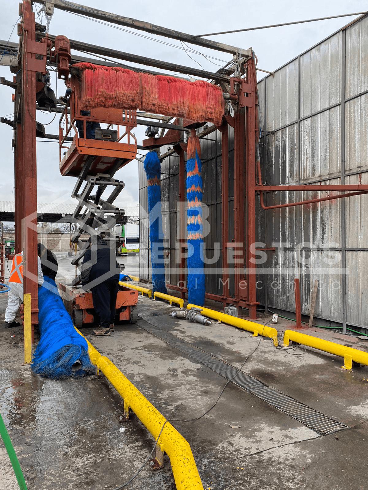 Trabajo de mantención industrial